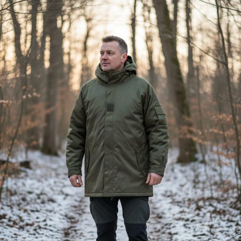 Parka dell'esercito francese in microporosa: protezione traspirante e antivento contro il freddo - immagine 2
