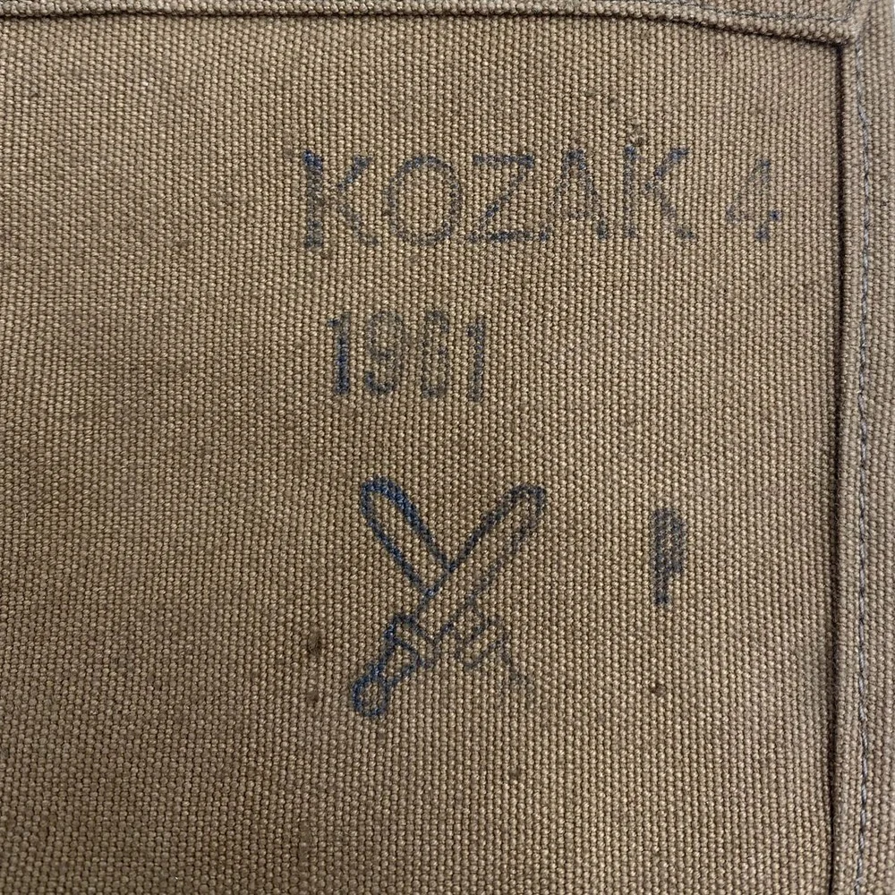 Musette rétro en toile - Sac bandoulière vintage KOZAK – Image 6