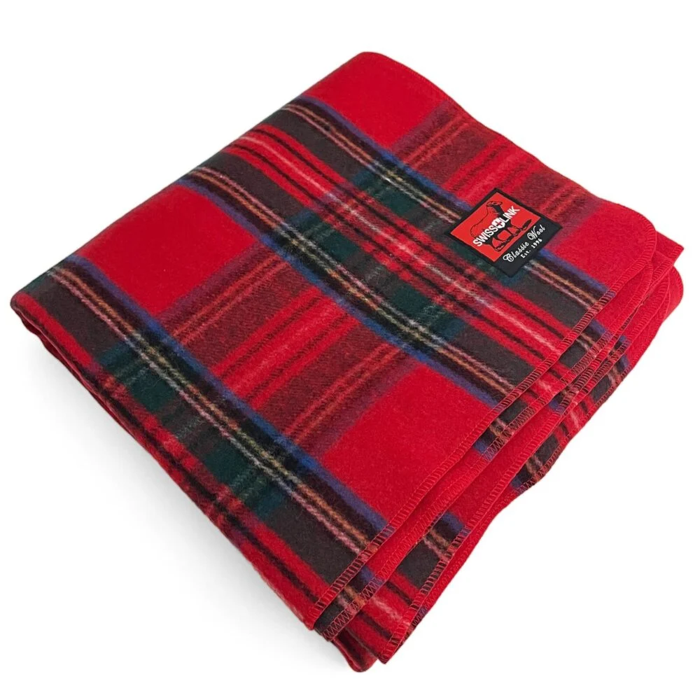 Lancio in lana tartan Royal Stewart - Classic Wool - immagine 3