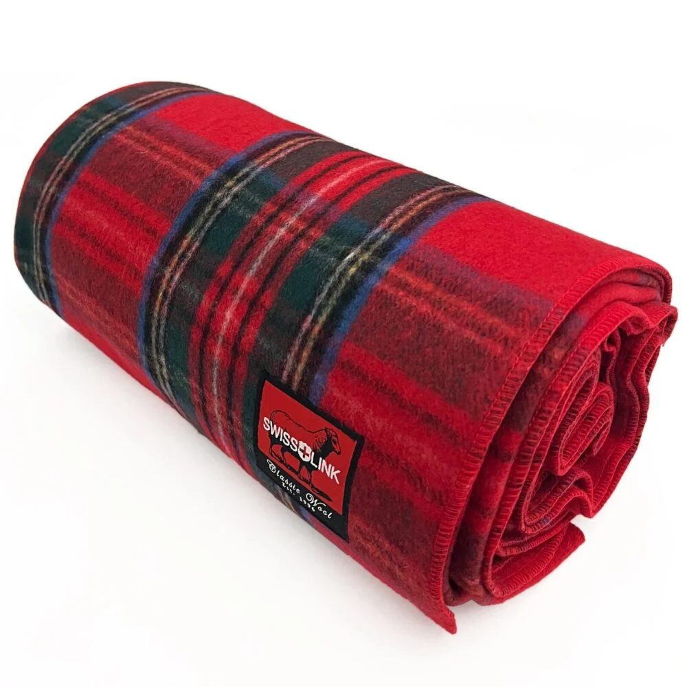 Lancio in lana tartan Royal Stewart - Classic Wool - immagine 2