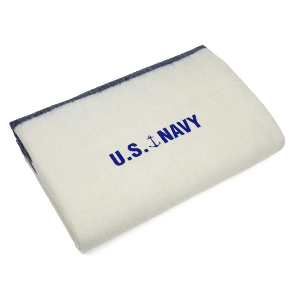 Manta US Navy Classic Wool® 150 × 210 cm - calidez y autenticidad en lana - Imagen 2