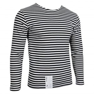 テルニャーシカ長袖黒コットンヨット