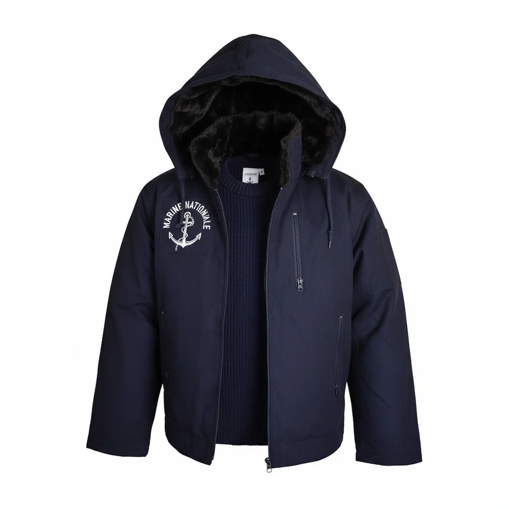 Marine Nationale watch jacket: the warm, water-repellent watch jacket