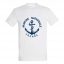 Camiseta French Navy (blanca)