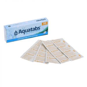 Pastiglie efficaci per la purificazione dell'acqua - Kit 50 pastiglie