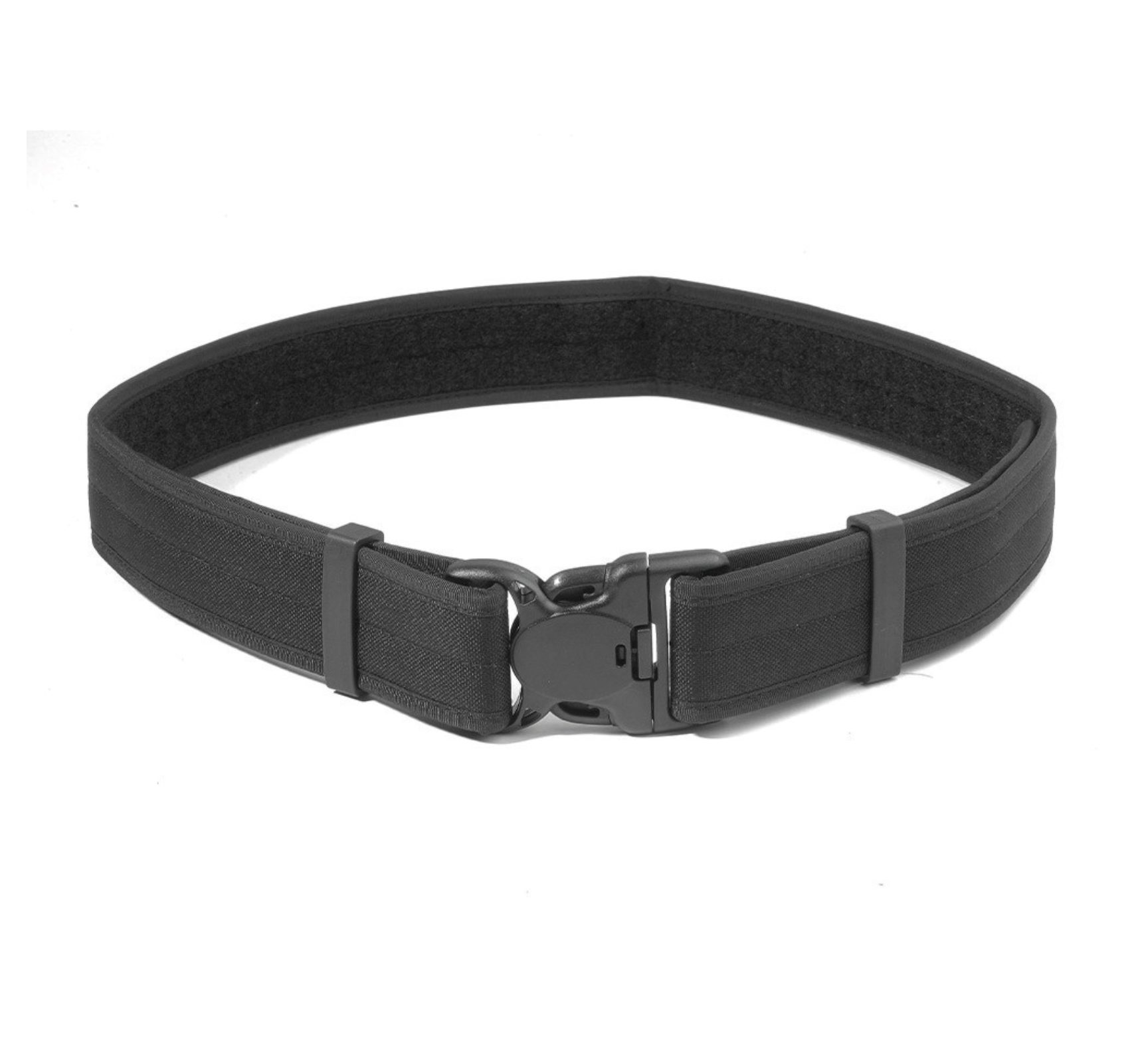 Ceinturon d'intervention 3 points noir en nylon, style tactique/outdoor