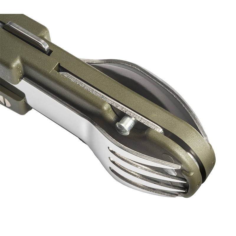 Couteau Bivouac Multifonctions 6-en-1 – Made in France, camping, armée & survie | TM & Outdoor