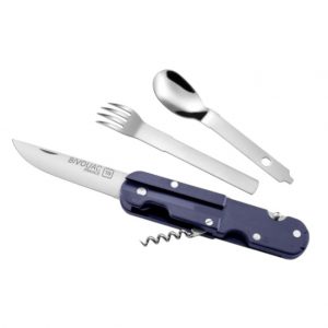 Couteau Bivouac Multifonction 6-en-1 | Outil Survie Camping