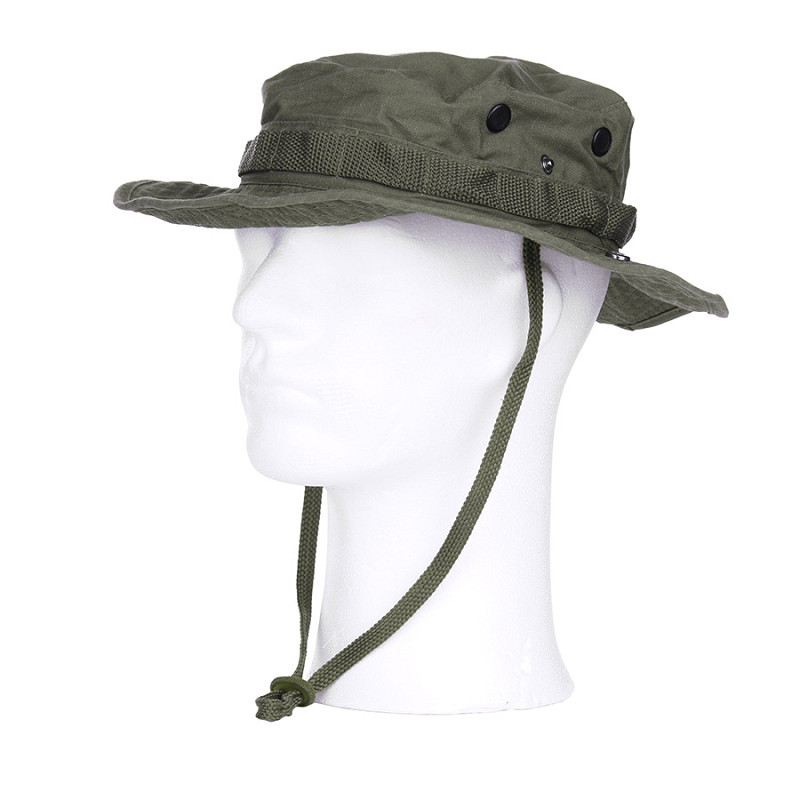 Breiter Cappello Safari Leggero Con Protezione UV 30+ - Traspirante, Pieghevole E Con Sottogola, Colore Cachi, Taglia S