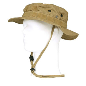 Le Baroudeur military bush hat - tactical coyote camouflage