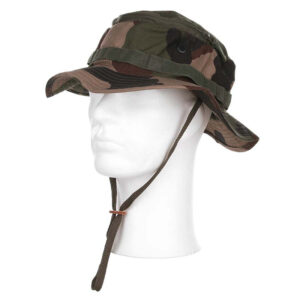 Bush hat with mosquito net (camouflage)