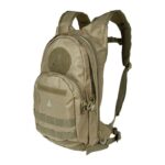 Sac à dos randonnée modulable 20L-30L en couleur kaki, avec poche principale et petites poches frontales, sangle et dos confortables.