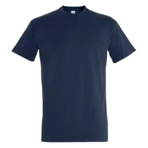 T-shirt marine coton manches courtes | TM & Outdoor