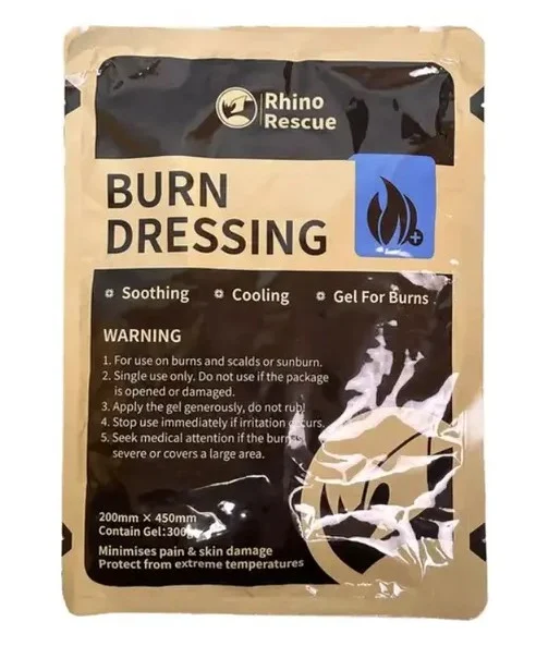 Compresse anti-brûlure Rhino Rescue 20 x 45 cm