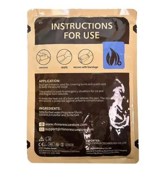 Compresse anti-brûlure Rhino Rescue 20 x 45 cm – Image 2