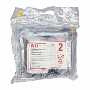 Self-heating 24-hour Swedish military MRE - Menu 2 and 7