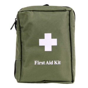 Pochette médicale verte (avec kit de premiers secours)