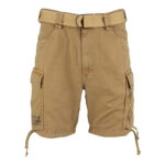 Herren-Cargoshorts aus 100% Baumwolle für Wandern und Outdoor, mit Hängegürtelеті und seitlichen Cargotaschen.