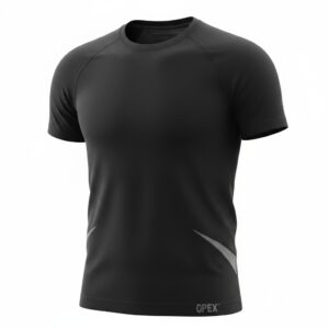 T-shirt sans couture respirant Seamless Opex, noir