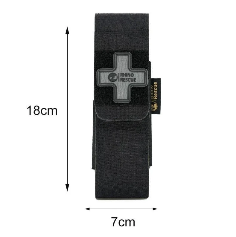 Pochette porte tourniquet IFAK Rhino Rescue TQ noir - Porte garrot tactique