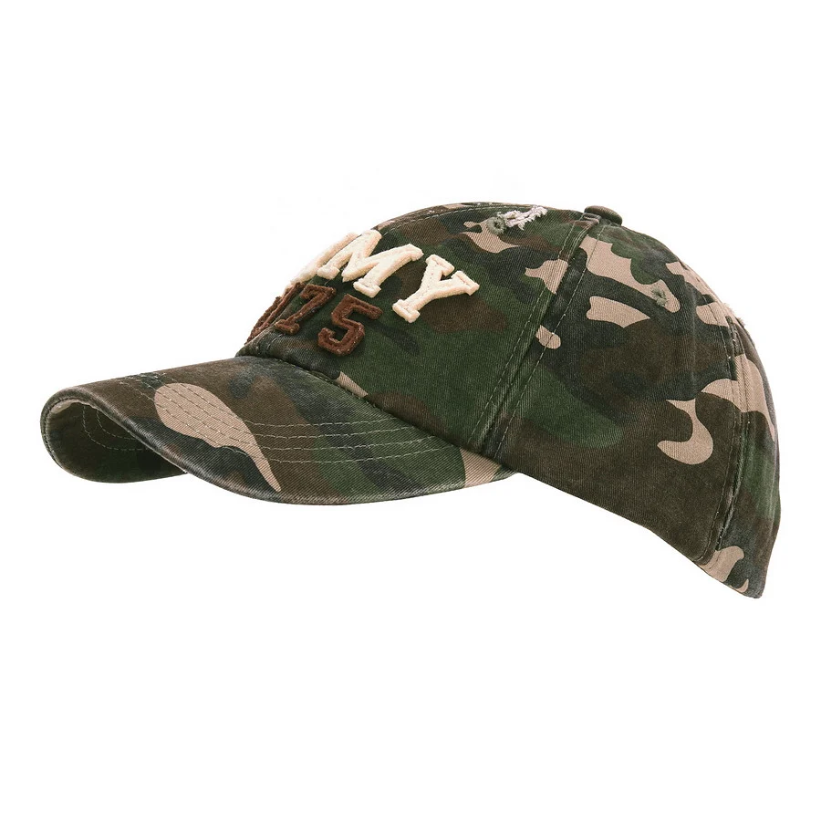 Gorra vintage Army 1775 de algodón | Gorra de béisbol ajustable