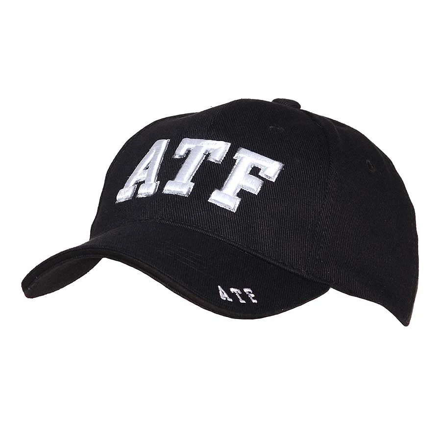 Gorra de béisbol personalizada, 100 % algodón, con el bordado «ATF»