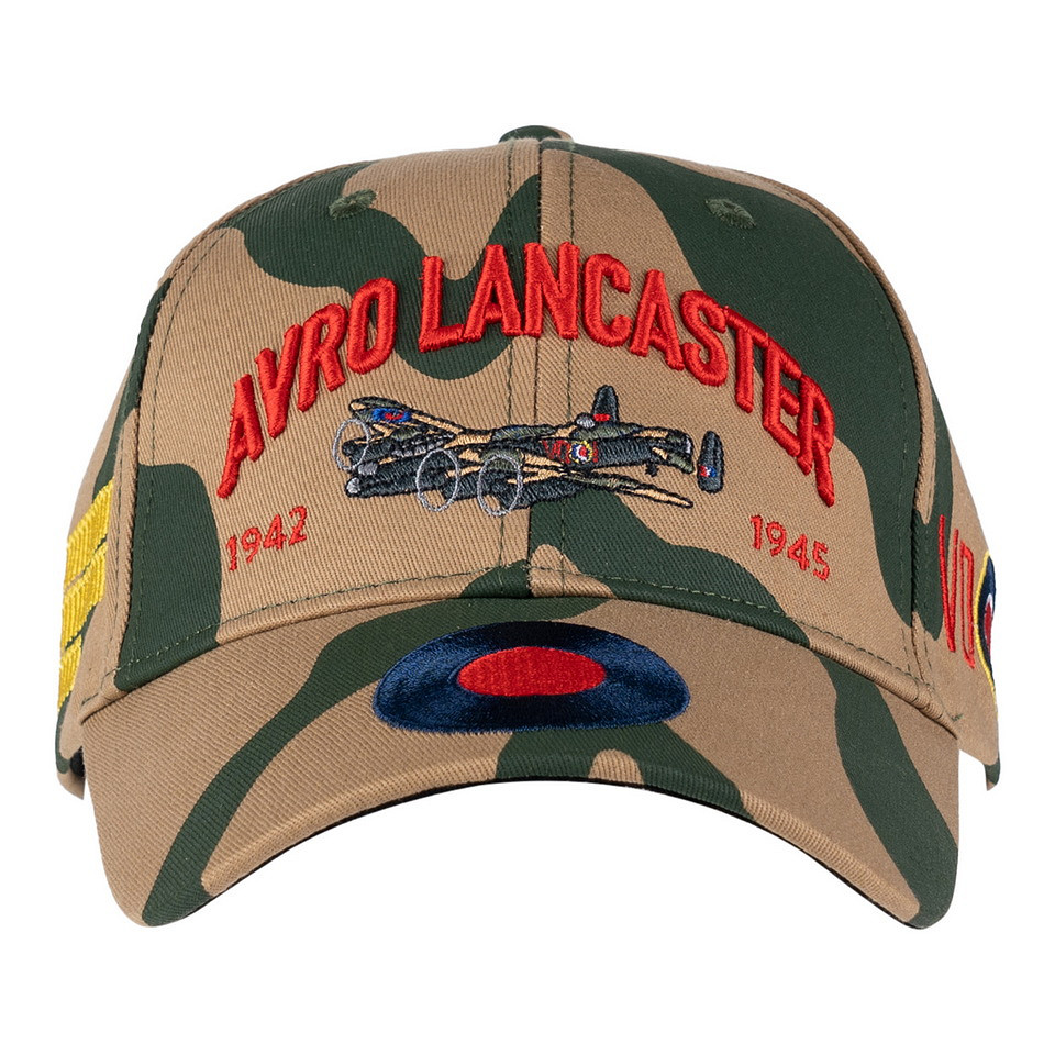 AVRO ランカスター キャップ(RAFブルー) - サイズ調整可能なベースボールキャップ - 画像 (2)