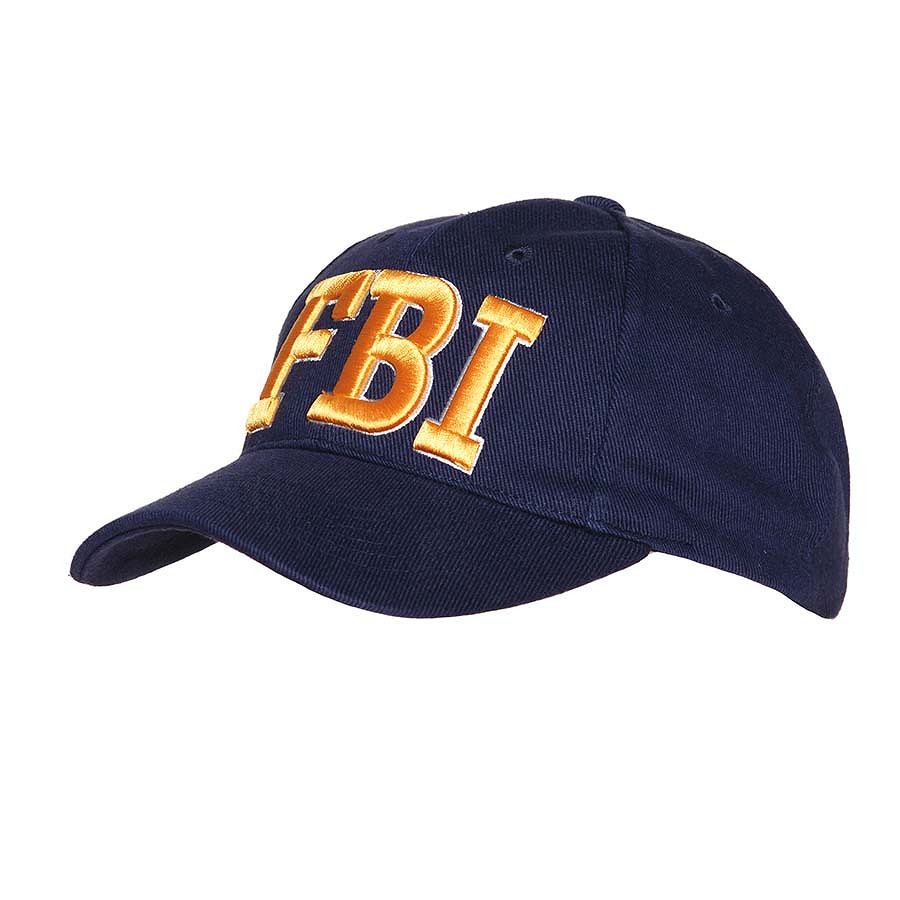 FBI-Baseballkappe aus 100 % Baumwolle – größenverstellbar