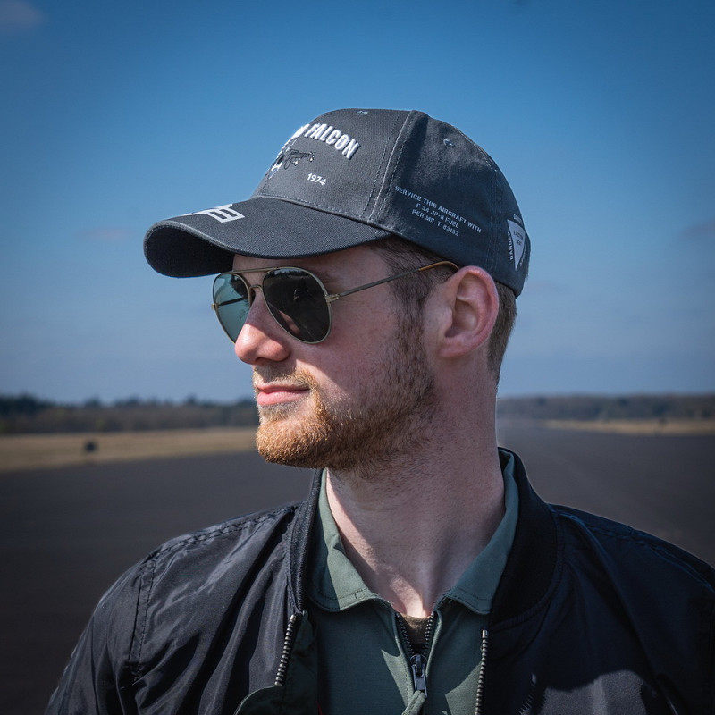 Casquette militaire Fighting Falcon U.S. Air Force en coton – Image 5
