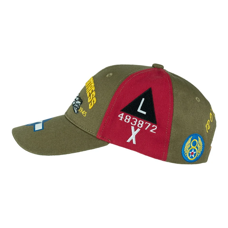 Cappellino militare Flying Fortress 100% cotone - Modello militare regolabile - immagine 5