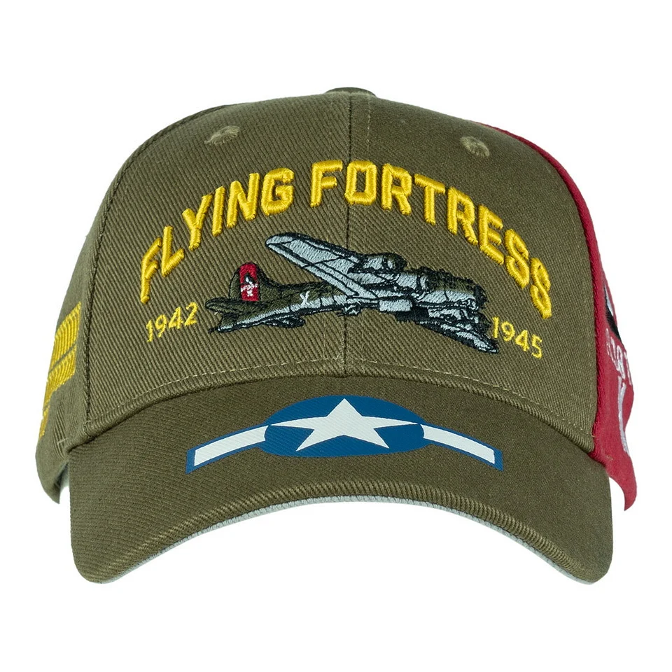 Cappellino militare Flying Fortress 100% cotone - Modello militare regolabile - immagine 4