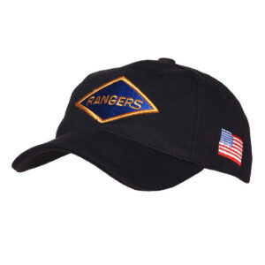 Casquette U.S. Rangers brodée - Style militaire ajustable