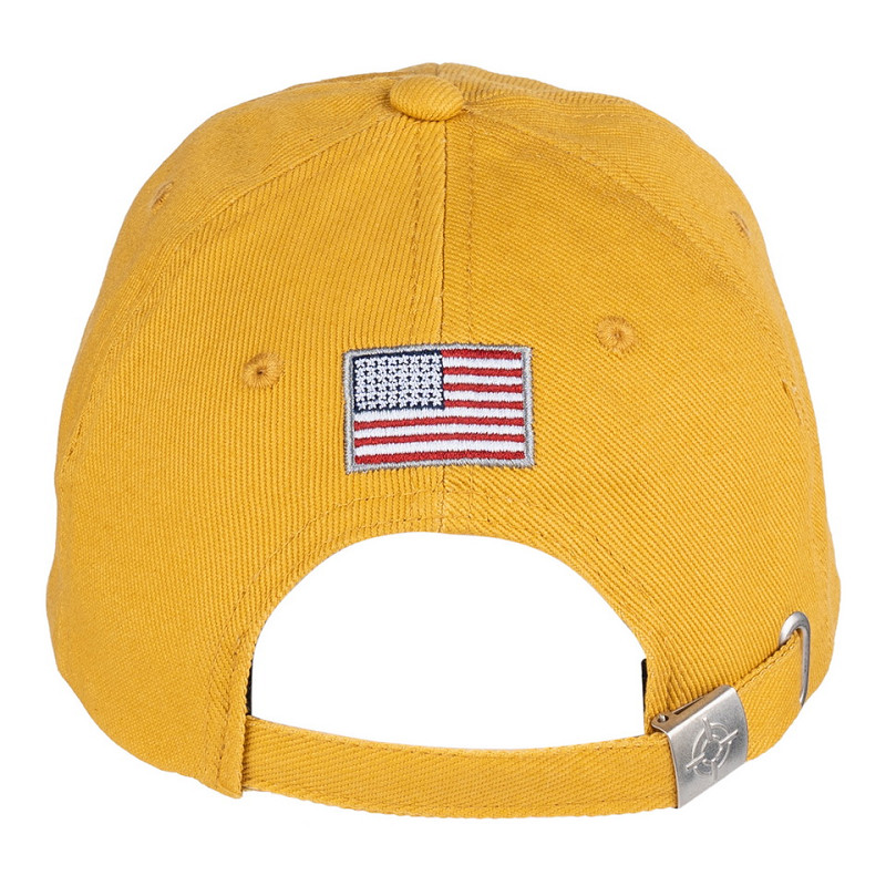 Casquette USAAC vintage baseball jaune - Army Air Corps – Image 3