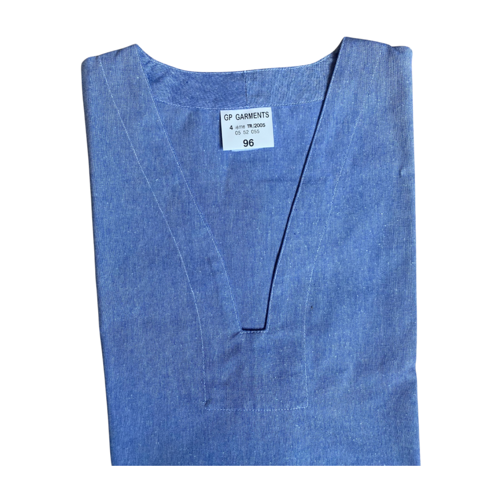 Chemise militaire GAO bleu Marine nationale – respirant et résistant 65% coton – Image 2