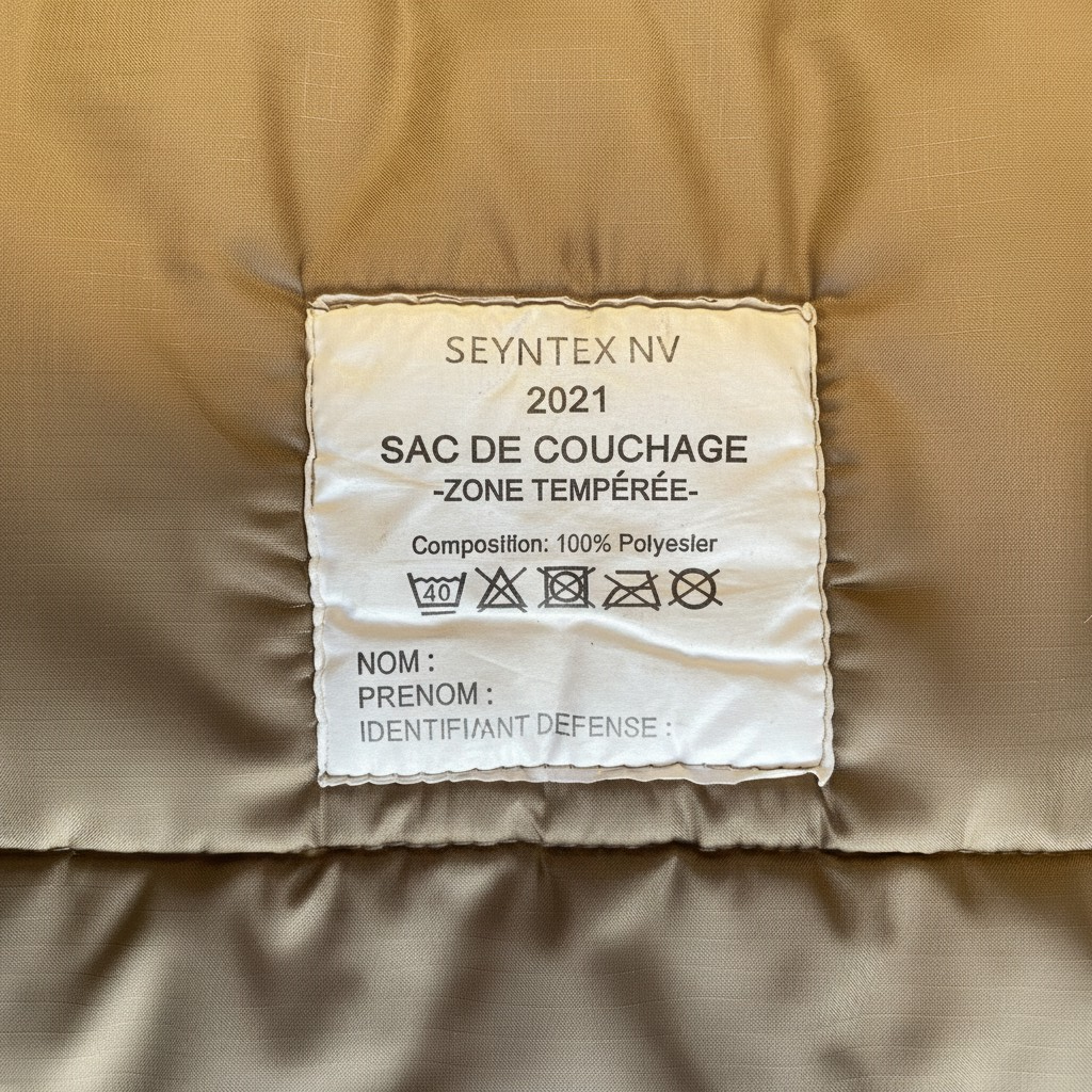 Sacco a pelo militare per clima temperato SEYNTEX - campeggio ed escursionismo - immagine 5