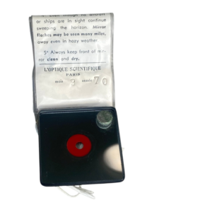 Miroir SOS type 644 | Signalisation survie militaire compact
