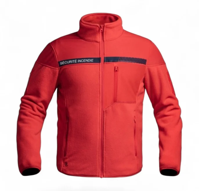 SÉCU-ONE Fire Safety Fleece Jacket red