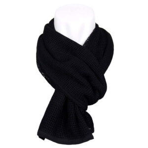 Écharpe filet noir militaire et tactique pour camouflage outdoor