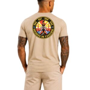 「太平洋の戦士」コヨーテ柄Tシャツ