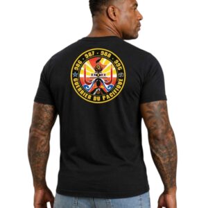 T-shirt Guerrier du Pacifique noir