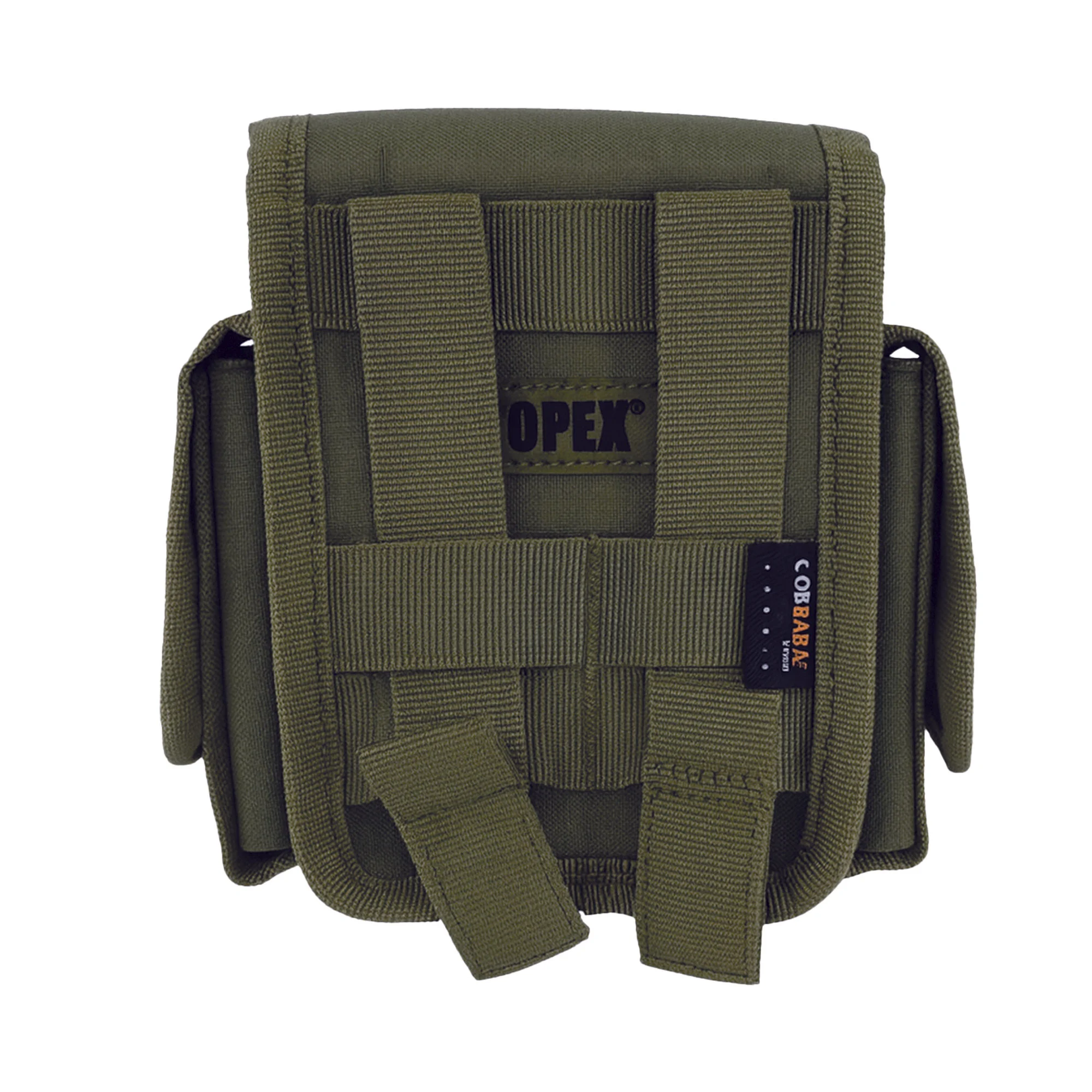 Pochette multifonctions Colorado en tissu kaki avec sangles et compartiments internes, destinées au rangement et à l’accès rapide.
