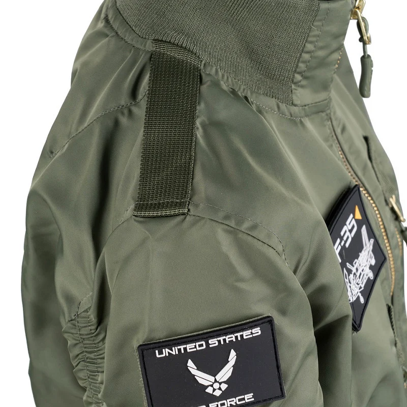 Blouson aviateur enfant F-35 – Veste pilote US Air Force Fostex – Image 6