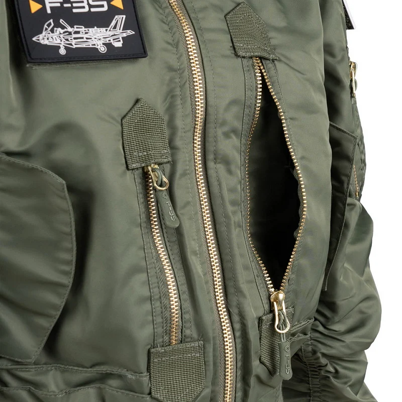 Blouson aviateur enfant F-35 – Veste pilote US Air Force Fostex – Image 10