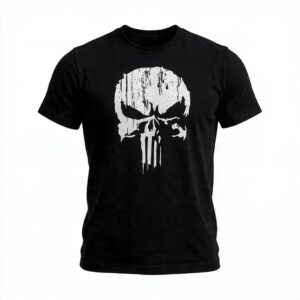T-shirt Punisher (noir)